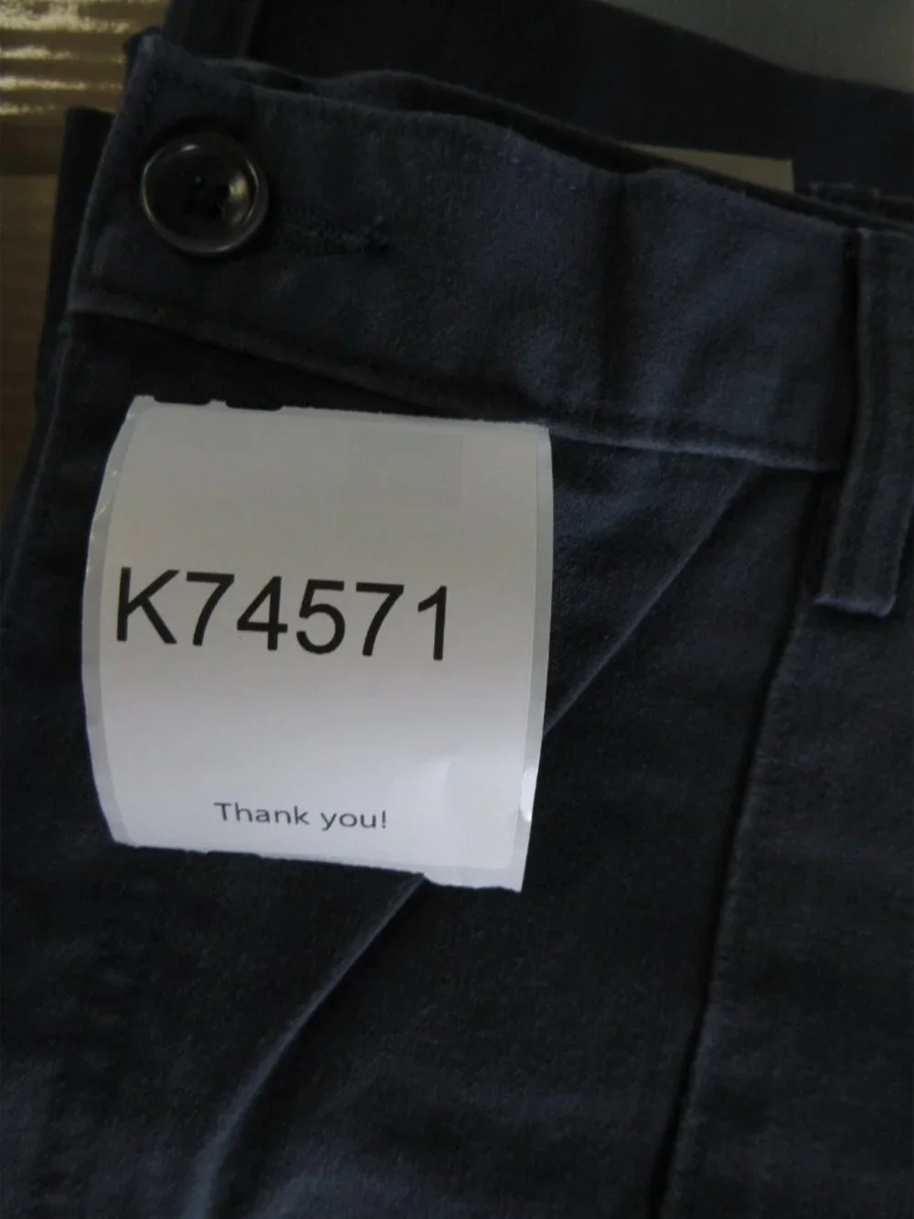 VGT Banana Republic Pants 40X32 Navy Field Baggy Utility Button Fly NEW